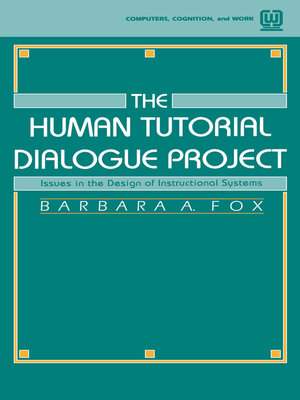 cover image of The Human Tutorial Dialogue Project